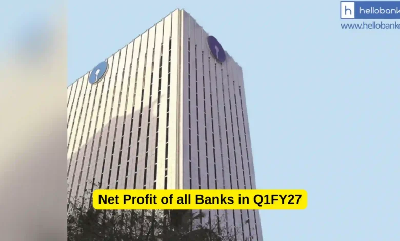 Net Profit of all Banks in Q1FY27