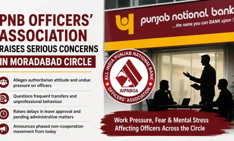 PNB Officers Allege Toxic Work Culture in Moradabad Circle