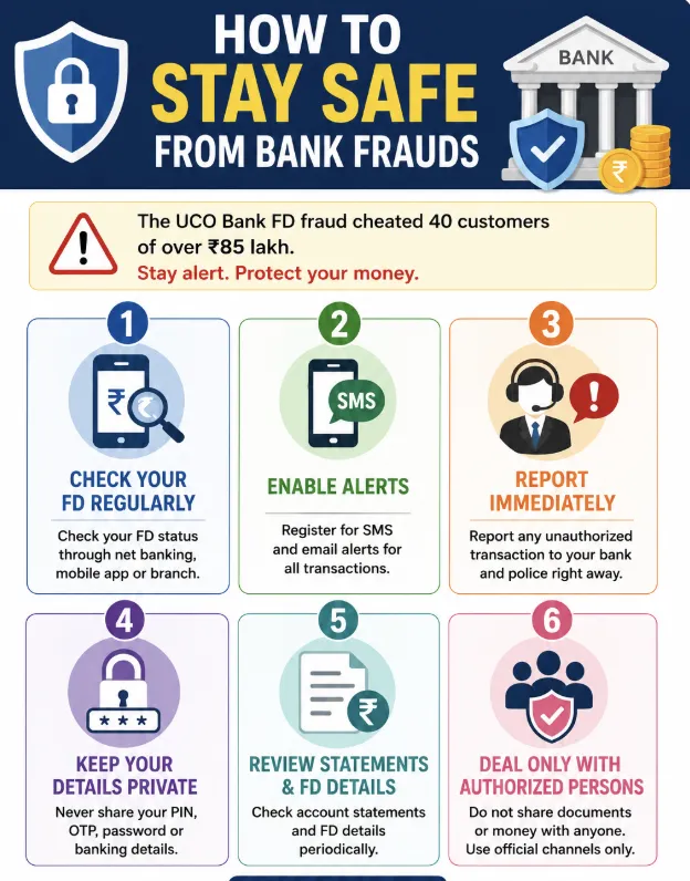 How to stay safe from Bank Frauds