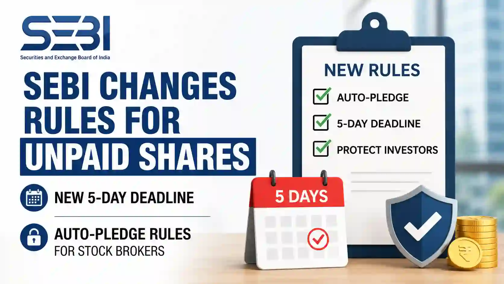 SEBI Changes Rules for Unpaid Shares