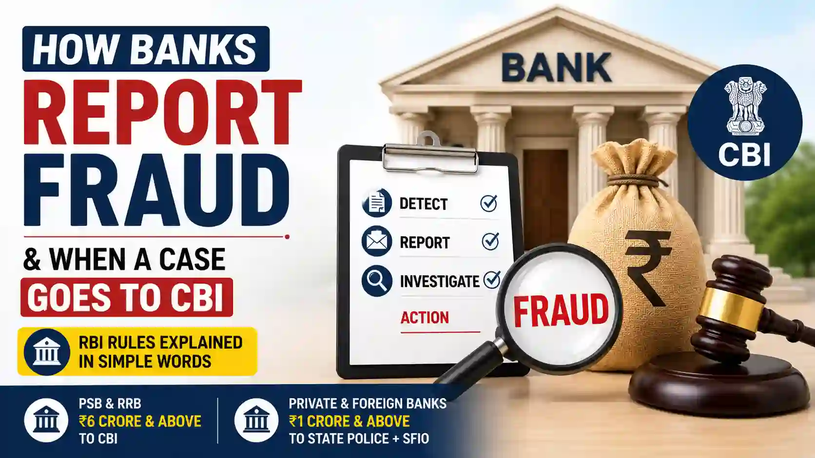 Do You Know How Banks Report Fraud Cases and When a Case Goes to CBI?