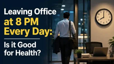 Leaving Office at 8 PM Every Day: Is it Good for Health?