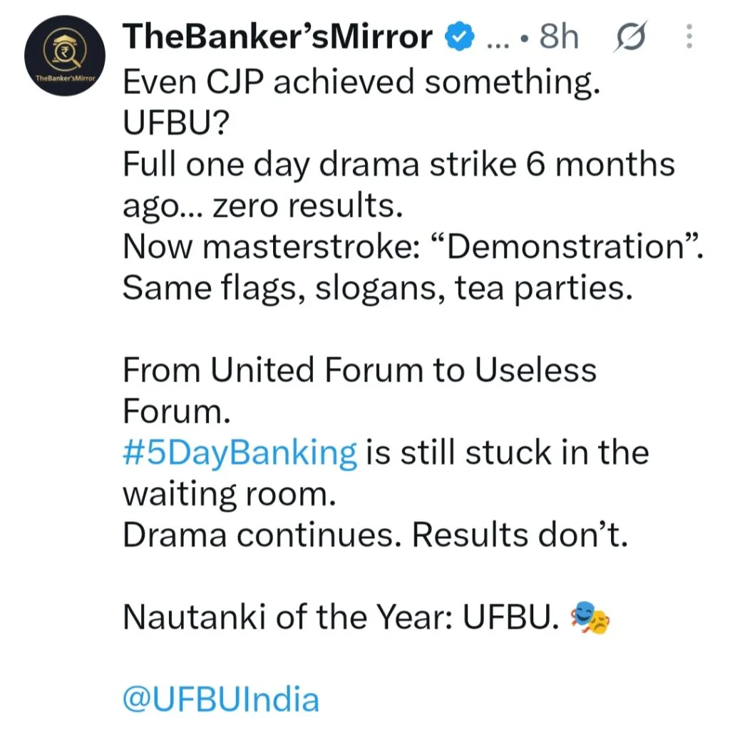 Users on social media call UFBU demonstration a Nautanki