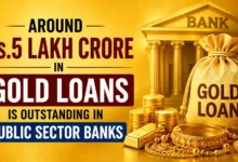 Around Rs.5 lakh crore in Gold Loans outstanding in public sector banks