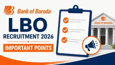 Bank of Baroda LBO Recruitment 2026 Important Points