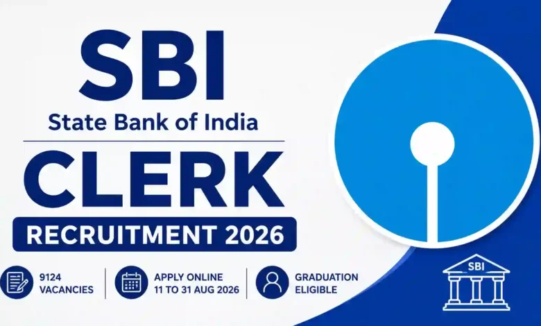 State Bank of India (SBI) Clerk Recruitment 2026 Notification PDF Out for 9124 Posts