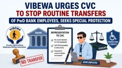 VIBEWA Urges CVC to Stop Routine Transfers of PwD Bank Employees, Seeks Special Protection
