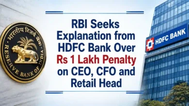 RBI Seeks Explanation from HDFC Bank Over Rs 1 Lakh Penalty on CEO, CFO and Retail Head