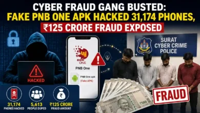 Cyber Fraud Gang Busted: Fake PNB One APK Hacked 31,174 Phones, ₹125 Crore Fraud Exposed