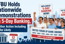 UFBU Holds Nationwide Demonstrations on 5-Day Banking, Further Action Including Strike Likely