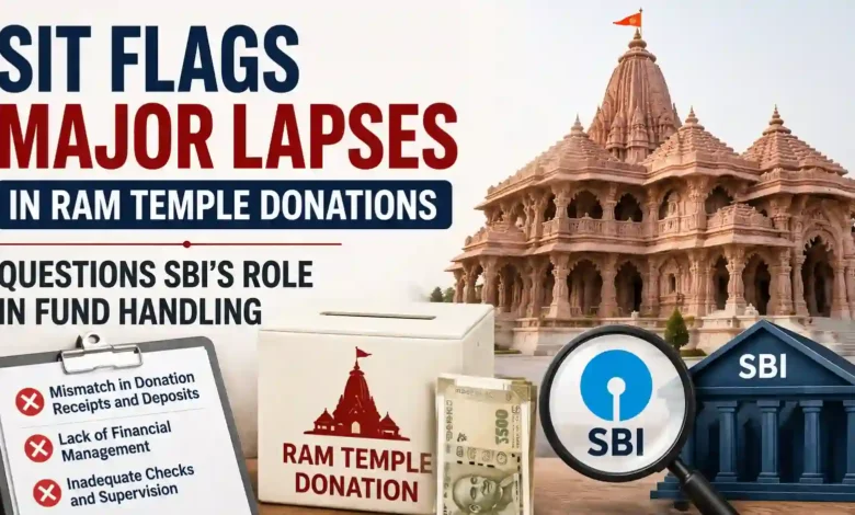 SIT Flags Major Lapses in Ram Temple Donations, Questions SBI’s Role in Fund Handling