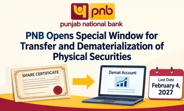 PNB Opens Special Window for Transfer and Dematerialization of Physical Securities Until February 4, 2027