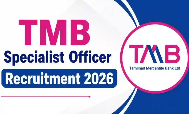 TMB SO Recruitment 2026 Notification PDF Out for Specialist Officer Posts