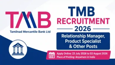 TMB Recruitment 2026: Apply Online for Relationship Manager, Product Specialist & Other Posts