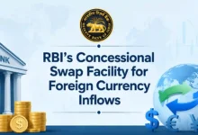 RBI’s Concessional Swap Facility for Foreign Currency Inflows