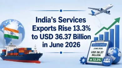 India’s Services Exports Rise 13.3% to USD 36.37 Billion in June 2026