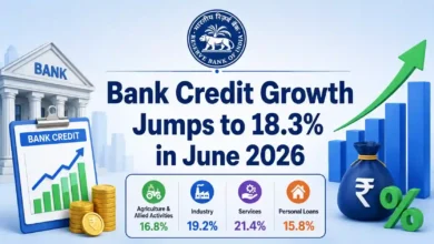 Bank Credit Growth Jumps to 18.3% in June 2026, Services Sector Leads with 21.4% Growth
