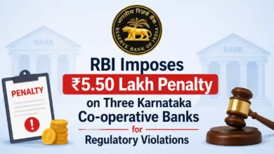 RBI Imposes ₹5.50 Lakh Penalty on Three Karnataka Co-operative Banks for Regulatory Violations