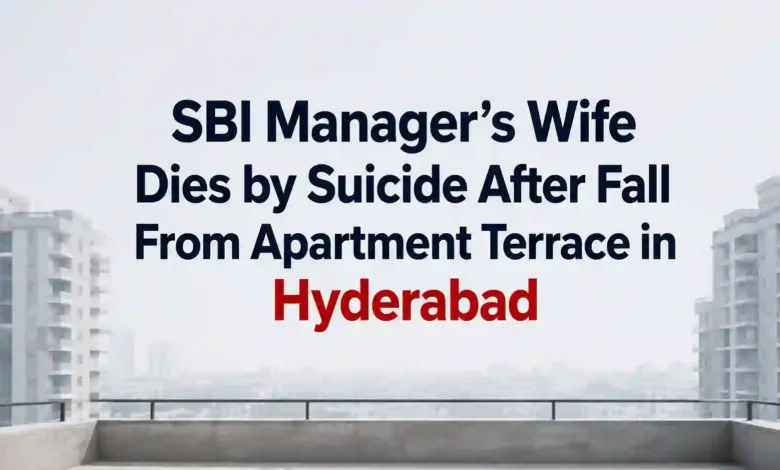 SBI Manager’s Wife Dies by Suicide After Fall From Apartment Terrace in Hyderabad