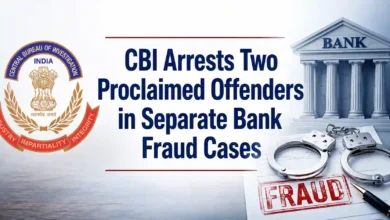 CBI Arrests Two Proclaimed Offenders in Separate Bank Fraud Cases