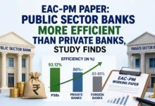 EAC-PM Paper: Public Sector Banks More Efficient Than Private Banks, Study Finds