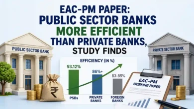 EAC-PM Paper: Public Sector Banks More Efficient Than Private Banks, Study Finds