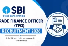 State Bank of India (SBI) Trade Finance Officer (TFO) Recruitment 2026 Notification PDF Out, Check Details