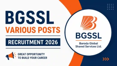 BGSSL Recruitment 2026 Notification PDF Out for 2049 Various Posts
