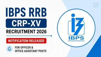 IBPS RRB CRP-XV Recruitment 2026 Notification PDF Out for Officer & Office Assistant Posts