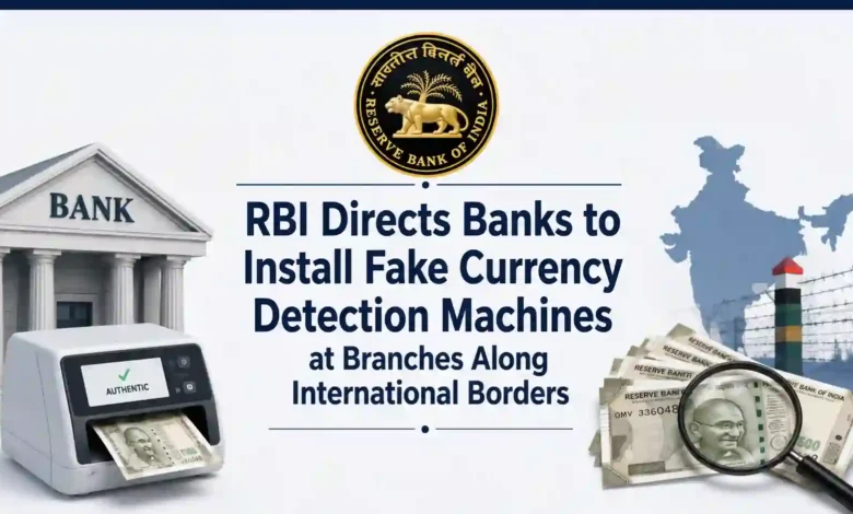 RBI Directs Banks to Install Fake Currency Detection Machines at Branches Along International Borders