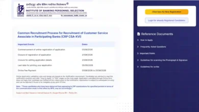 IBPS Clerk CRP-XVI Recruitment 2026 Notification PDF Out for 11403 CSA Posts