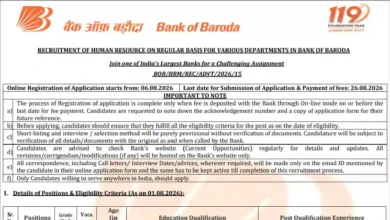 Bank of Baroda SO Recruitment 2026 Notification PDF Out for 206 Specialist Officer Posts