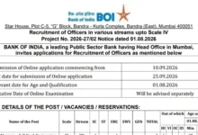 Bank of India SO Recruitment 2026 Notification PDF Out for 205 Specialist Officer Posts