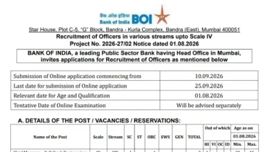 Bank of India SO Recruitment 2026 Notification PDF Out for 205 Specialist Officer Posts