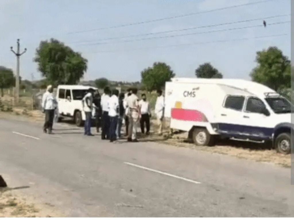 CMS Cash Van robbed in Bikaner