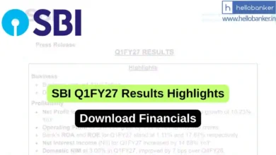SBI Q1FY27 Results Highlights
