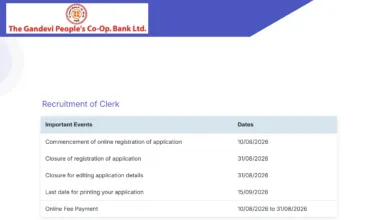 Gandevi Peoples Co-operative Bank Clerk Recruitment 2026