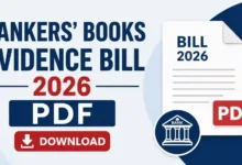 Bankers’ Books Evidence Bill 2026 PDF