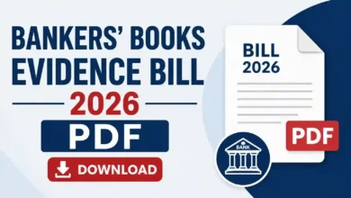Bankers’ Books Evidence Bill 2026 PDF