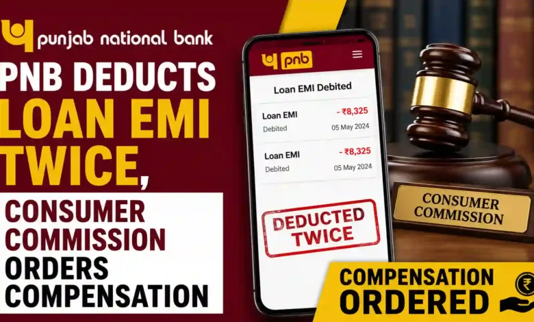 PNB deducts Loan EMI Twice, Consumer Commission orders compensation