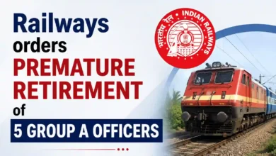 Railways orders premature retirement of 5 Group A officers
