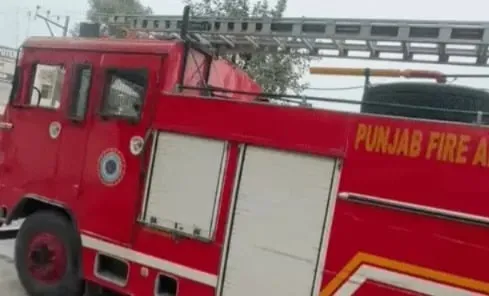 Fire at IDBI Bank Branch in Kapurthala Punjab