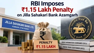 RBI Imposes ₹1.15 Lakh Penalty on Jilla Sahakari Bank Azamgarh