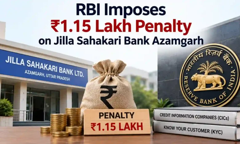 RBI Imposes ₹1.15 Lakh Penalty on Jilla Sahakari Bank Azamgarh