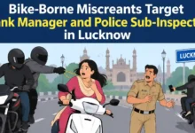 Bike-Borne Miscreants Target Bank Manager and Police Sub-Inspector in Lucknow