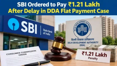 SBI Ordered to Pay ₹1.21 Lakh After Delay in DDA Flat Payment Case