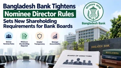 Bangladesh Bank Tightens Nominee Director Rules, Sets New Shareholding Requirements for Bank Boards