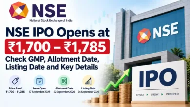 NSE IPO Opens at ₹1,700–₹1,785: Check GMP, Allotment Date, Listing Date and Key Details
