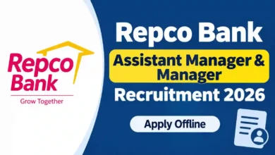 Repco Bank Recruitment 2026: Apply Offline for Assistant Manager & Manager Posts