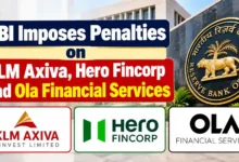 RBI Imposes Penalties on KLM Axiva, Hero Fincorp and Ola Financial Services